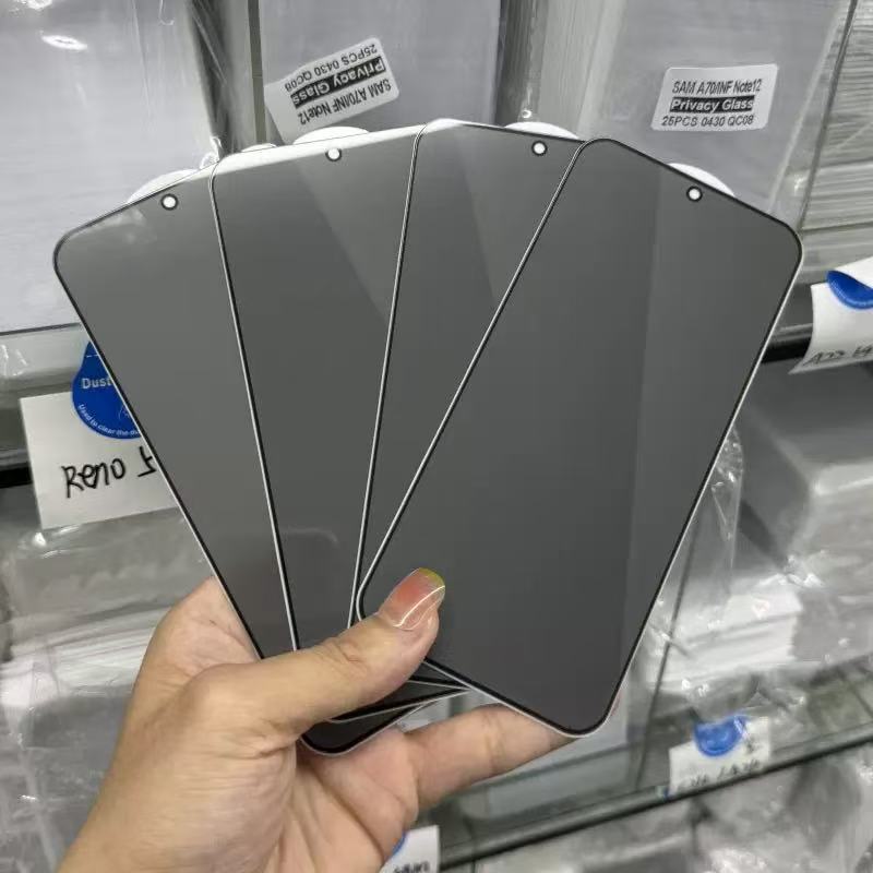 Anti-Peeping Tempered Film Suitable for Apple 17Pro Anti-Peeping 13Pro Anti-Peeping Film Iphone16 Full Screen Mobile Phone Film