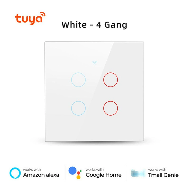 Версия с нейтральным проводом Tuya Smart Wi‑Fi выключатель для Европы