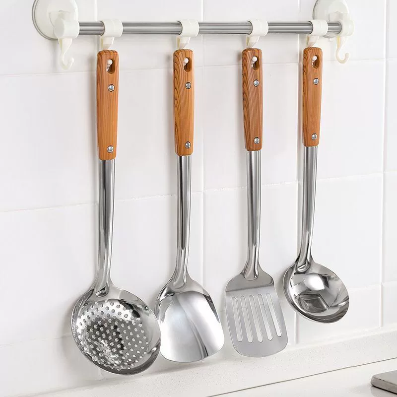Spoon stainless steel, set, kitchenware, shovel, increased thickness, full set