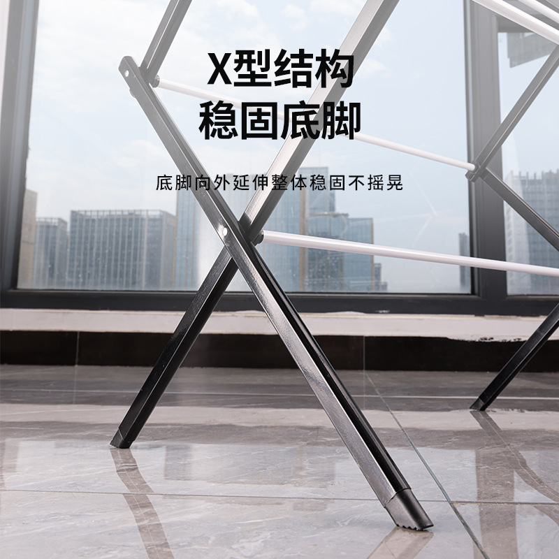 Tendedero plegable y ajustable para hogar, ideal para ropa y toallas