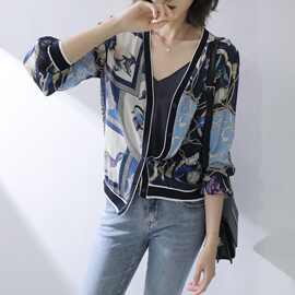 短外套女韩版宽松春秋百搭开衫防晒衣春季2023新款休闲防晒服上衣