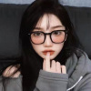 Blush glasses female tide black frames Suyan artifact Douyin Xiaohongshu same gradient lens can be equipped with close vision defense blue light