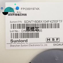 4000��/�P 혽jSDNT1608X104F4250FTF NTC�������0603 100K 1%