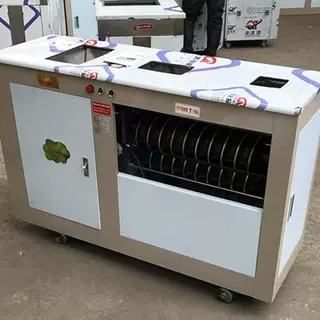 不锈钢不粘面对辊馒头机 全自动对辊圆馒头机 商用圆馍机厂家