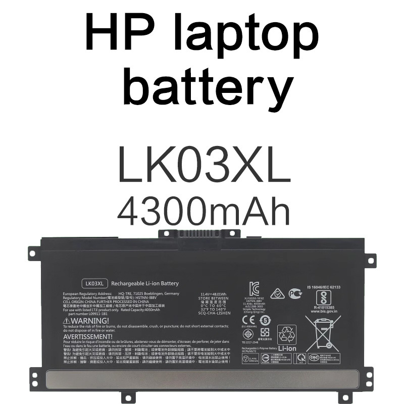 Lk03Xl Is Suitable for Hp Notebook Envy X360 15/17/15-Cr Notebook Battery
