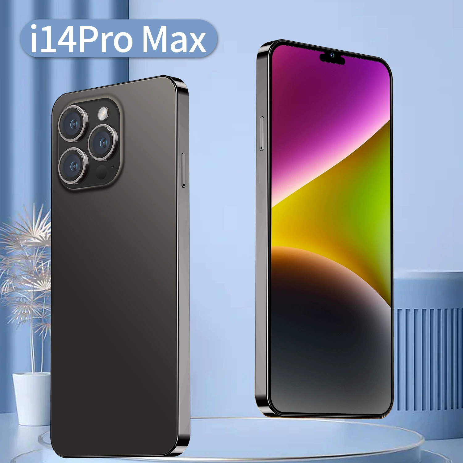 Смартфон Intel Core i14 14 Pro Max, 64ГБ/128ГБ, США, цвета: черный, белый, золото, фиолетовый, синий