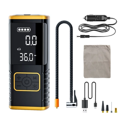 Vehicle-mounted air pump tire air pump intelligent digital display electric air pump booster pump handheld portable cross-border hot sale
