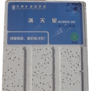 Dragon brand Glacier Mineral Wool Board gypsophila 6 three-dimensional sound-absorbing board 300*600