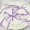 Purple hairgrip with bow, 6mm