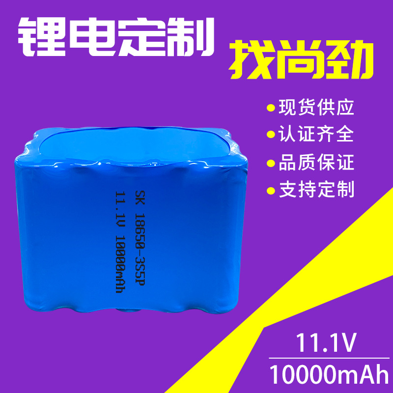 供应12V锂电池足容10AH医疗器械电池心电图机锂电池喷雾器电池组