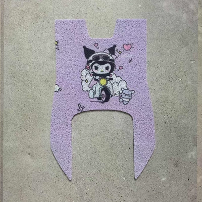 Electric vehicle foot mat, 110 Max Electric Vehicle Foot - kuromi-no-9-f2z110max-side-step-version-comes-with-fixed-stickers