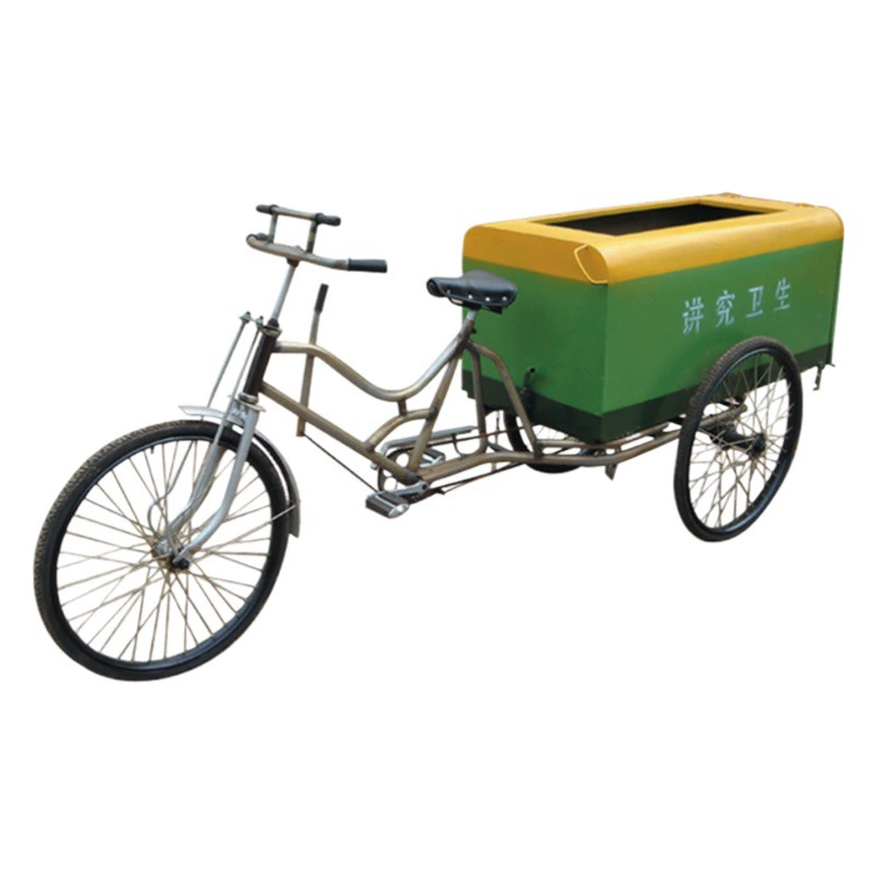Трехколесный велосипед для санитарии человека, автоматический задний поворотный мусорный бак, педаль, легкий, большое количество, скидка, специальный трехколесный велосипед для очистки
