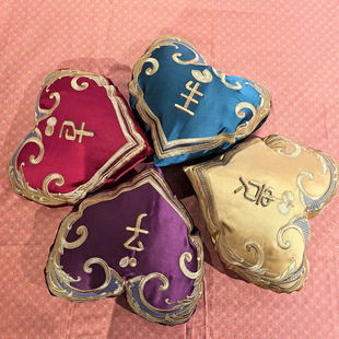 2025 Wedding Gift Blessing Pillow Early Childbirth Pillow Pillow Ornaments Antique High-end Embroidery Factory Wholesale