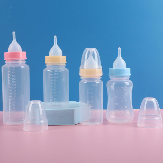 Cross-border 60ml125ml pet feeding bottle with pet pacifier kitten feeding feeding water newborn puppy animal feeding bottle