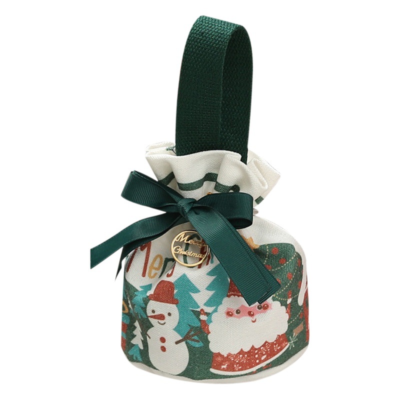 Bolsa de manzana de Navidad Nochebuena caja de Apple niños bolsa de dulces embalaje de fruta de Navidad bolsa de regalo de Navidad bolso