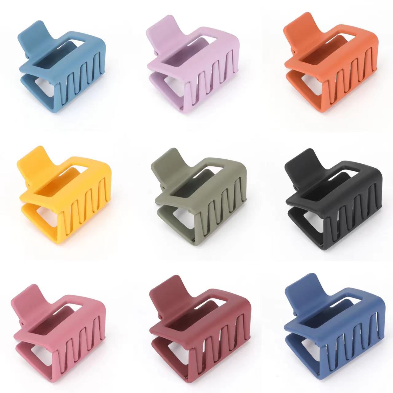 Women's Simple Style Square Plastic Hair Claws display picture 1