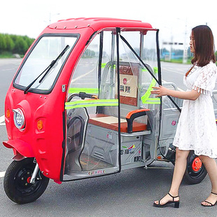 Electric Tricycle Canopy Car Awning Curtain Express Warm Curtain Thickeneded Windshield Curtain Rain Curtain Windproof Cover Factory Supply