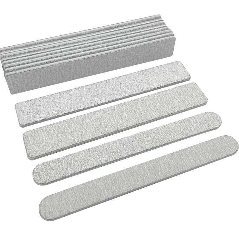 Manufacturer's spot nail tools, rubbing strips, wholesale sponge sand strips, double-sided high-end zebra gray sand, thickened adhesive board, filing strips
