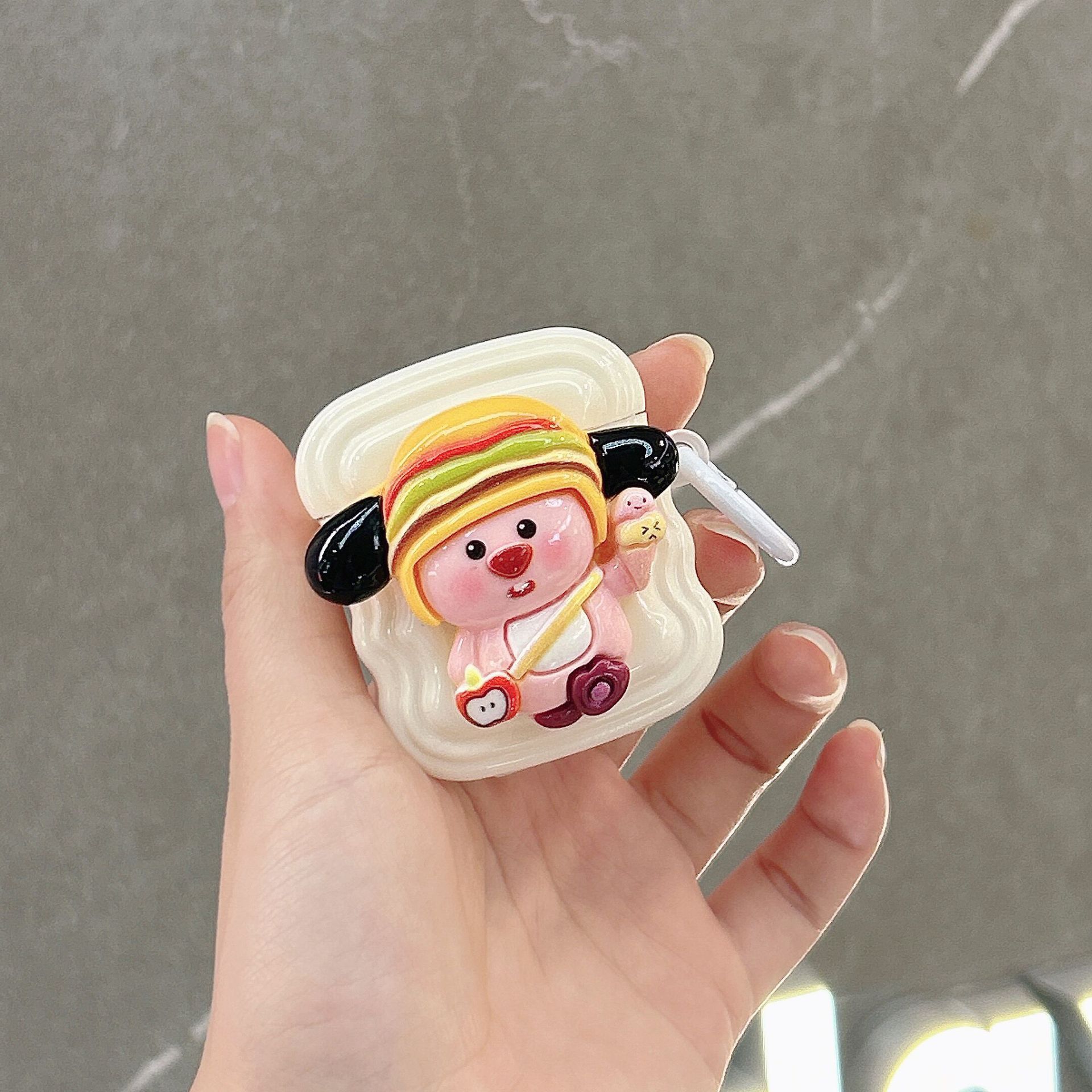 Three-dimensional cute Ruby applicable airpods3 protective case pro2 wireless Bluetooth headset case 1/2 generation cartoon female_voghion.com