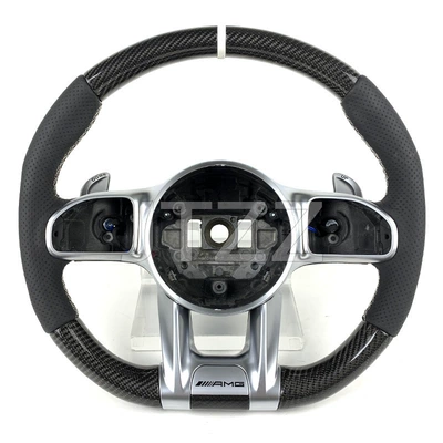 Suitable for Mercedes-Benz AMG A/C/E/G-class C205 W166 W167 W213 old and new carbon fiber steering wheel (Steering wheel) - style-1