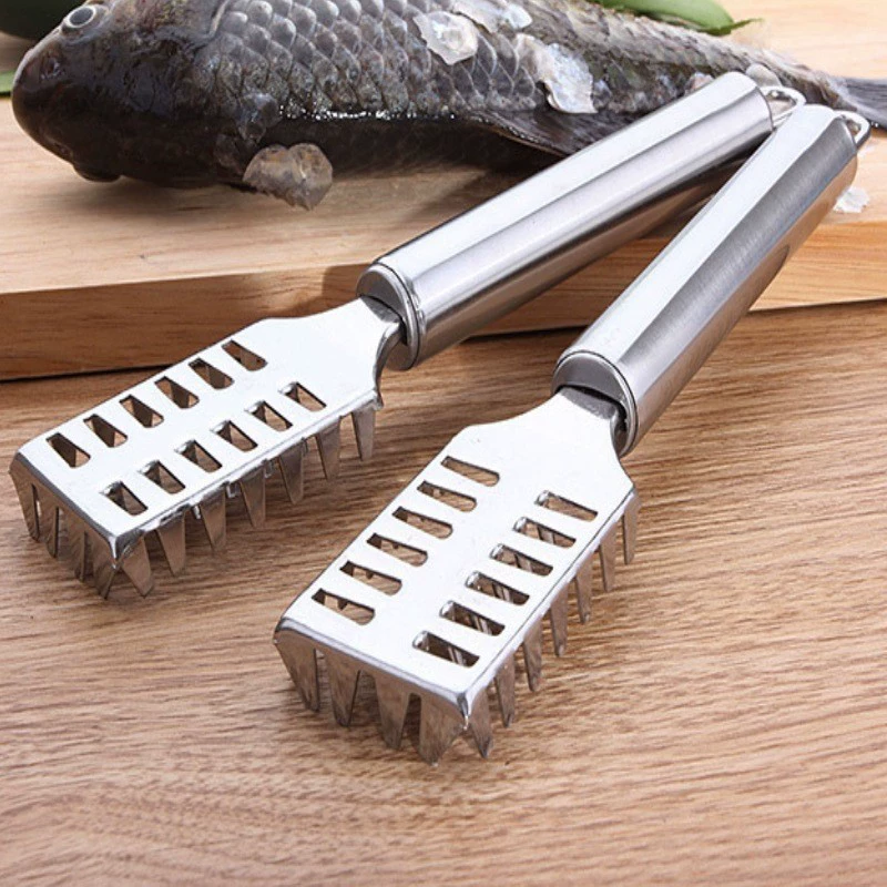 Нержавеющая сталь для рыбьей чешуи Домашний инструмент для удаления рыбьей чешуи