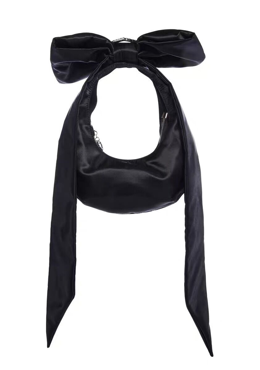 Women's Small Polyester Bow Knot Elegant Zipper Underarm Bag display picture 5