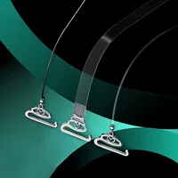 Трансграничная широкая пряжка, ультратонкий ремешок для бюстгальтера, сексуальный женский летний ремешок для бюстгальтера, крючок, нескользящий, неаллергенный, невидимый прозрачный плечевой ремень