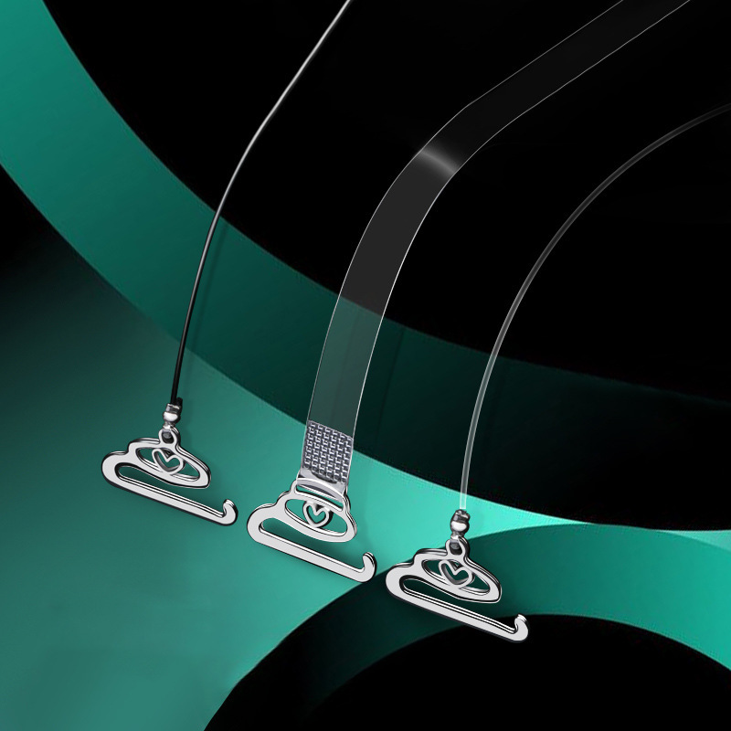 Wide Buckle Ultra-Fine Bra with Sexy Women's Summer Bra with Hook, Non-Slip, Non-Allergenic, Invisible Transparent Shoulder Straps