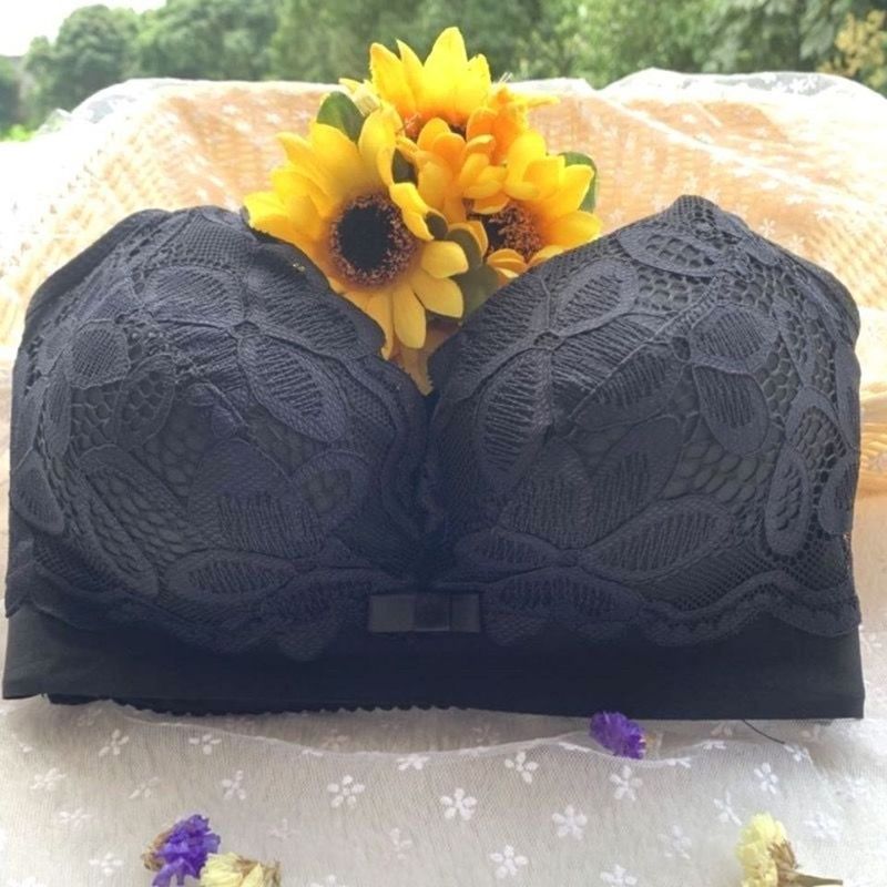 極厚ブラジャー 10cm 小胸プッシュアップ 厚みのある12cm 下着 女性用 平胸 リムなし 極厚 大きく見える調整ブラジャー|undefined