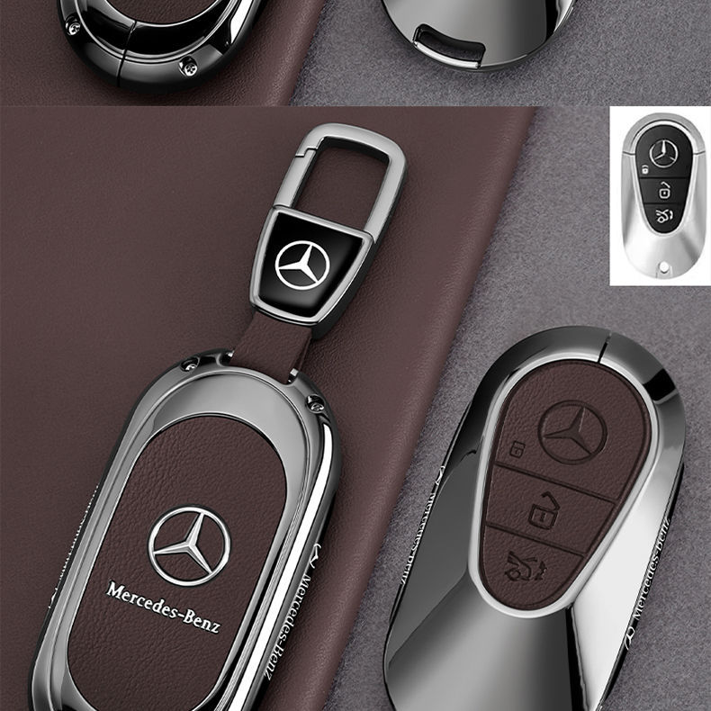 Mercedes-Benz E300L Key Cover 25 Models Glb220 Car C260L Male Gle350 High-End A200L Shell Glc Buckle Bag