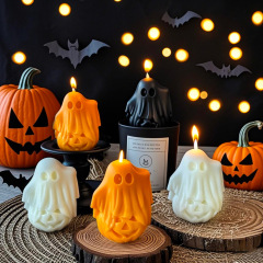 国境を越えたハロウィーン幽霊香薫ろうそくは創造的な家庭装飾品の祝日プレゼントをプレゼントしてカボチャろうそくをプレゼントする