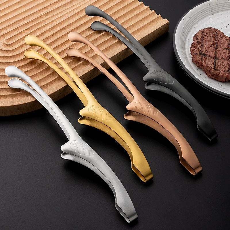 Зажим для барбекю из нержавеющей стали Корейский Зажим для барбекю зажим для хлеба зажим для стейка гостиничная кухня БЫТОВОЙ зажим для еды