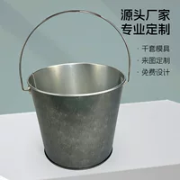 Пляжное игрушечное ведро железное ведро мини коническое ведро попкорн металлическое ведро производитель жести ручная