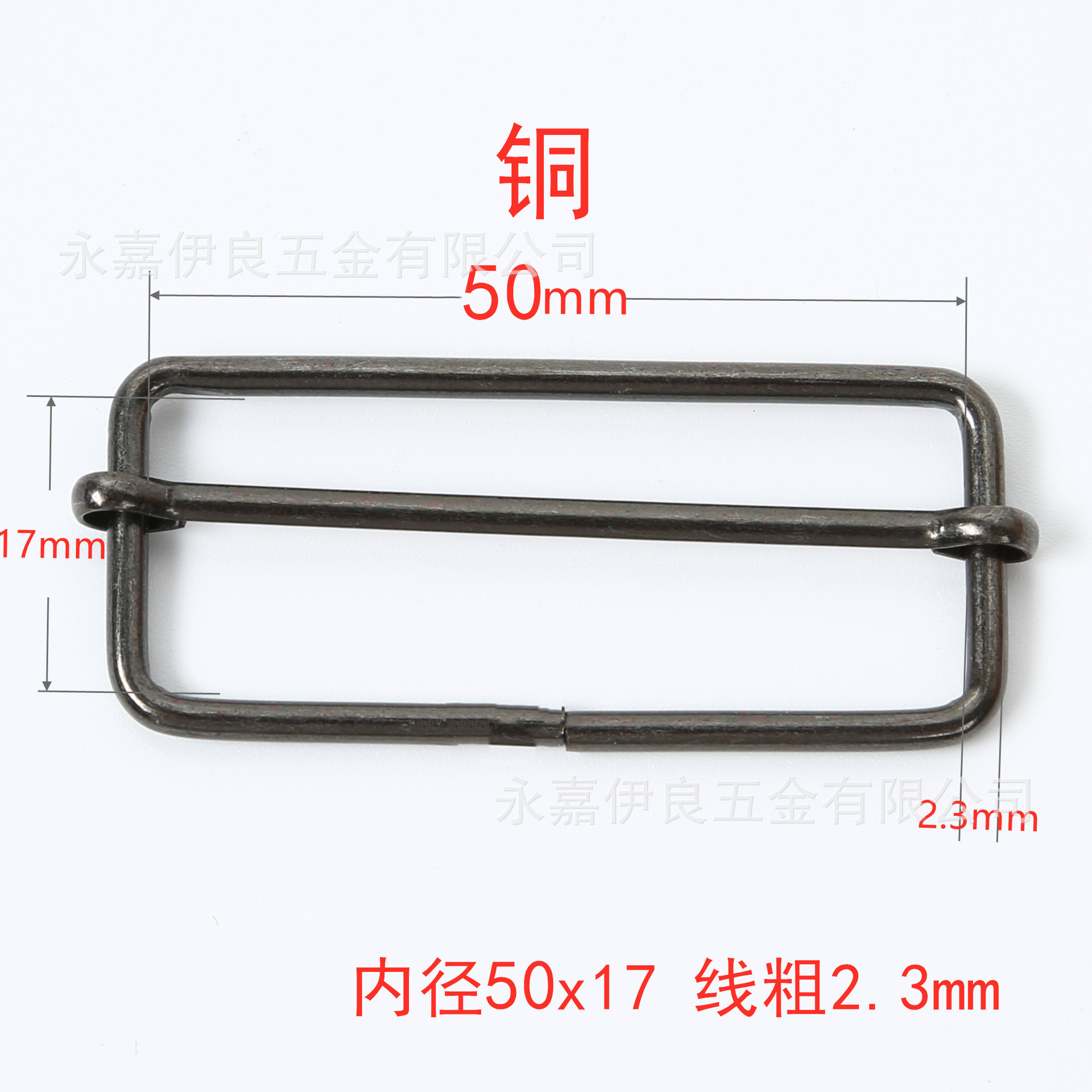 Venta directa de fábrica de hebillas metálicas en forma de D en stock, hebillas ajustables de acero inoxidable, nuevas hebillas de tracción, hebillas de tres niveles de cobre, hebillas de alambre de hierro. image 71