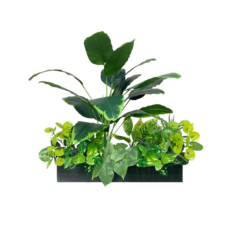 擬似緑植造景花溝花箱装飾偽植物の組み合わせは、バイオニクスの草花の室内外の景観装飾を遮断します。|undefined