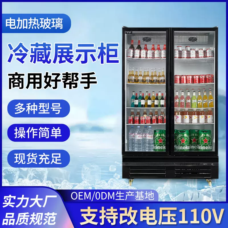 跨境商用酒水饮料蔬果冷冻展示柜系列 多功能保鲜冷藏展示酒水柜