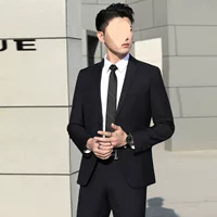 Костюм мужской деловой костюм slim fit для работы, собеседования, профессиональный формальный наряд для жениха и шафера, свадебный костюм
