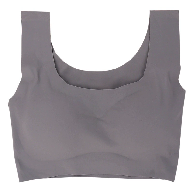 Цельное бесшовное беспроводное нижнее белье, массажный женский бюстгальтер, бюстгальтер для йоги, спортивный жилет, бюстгальтер для девочек