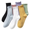 Brand spring summer breathable Japanese socks, Korean style, mid-length