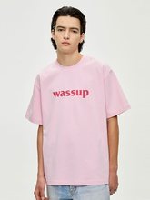 WASSUP简约T恤衫短袖国潮流纯色休闲上衣男装夏女官方旗舰店