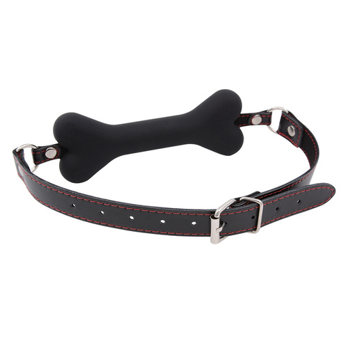 SM silicone gag, alternative gag, dog bone ball, mouth shackles, male and female slave training, adult sex products, fun toys