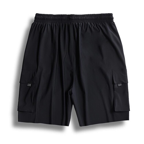 Fat Man Summer Camouflage Loose Thin Work Pants Five-Finger Shorts Plus Size High Elastic Casual Sports Shorts