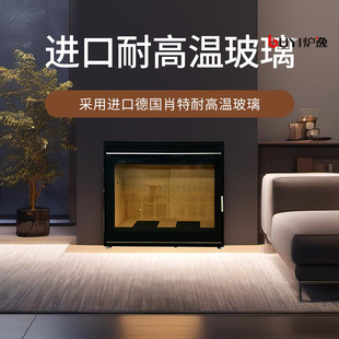Real Fire Wood-Burning Fireplace French Wood Heating Heating B&B House Hotel Outdoor Retro Wood Stove Burning Wood