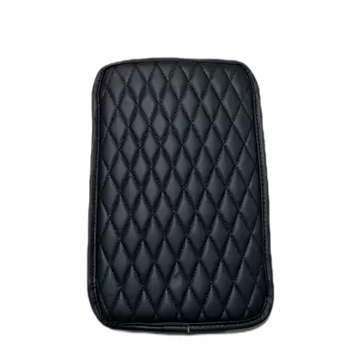 Napapi Car Armrest Raising — Armrest box pad - diamond-without-pocket-thin-section-black