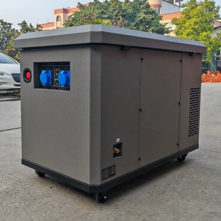 12KW 双缸多燃料静音发电机汽油天然气丙烷甲烷家用工地备用