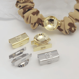 Yin Jewelry Co., Ltd. Classy Color-Preserving DIY Rubber Band Buckle Large Intestine Ring Thick Rubber Band Decorative Adhesive Buckle New