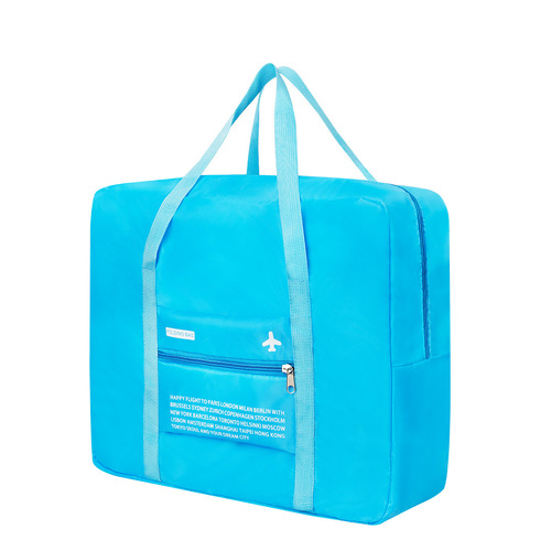 Folding travel bag, large capacity, fabric, hand-held, suitcase bag, hanging luggage storage bag, crossbody bag, wholesale