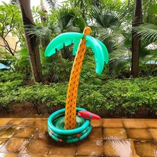 充气鹦鹉椰树冰桶底座节庆用品活动装饰家居摆设道具玩具气球户外