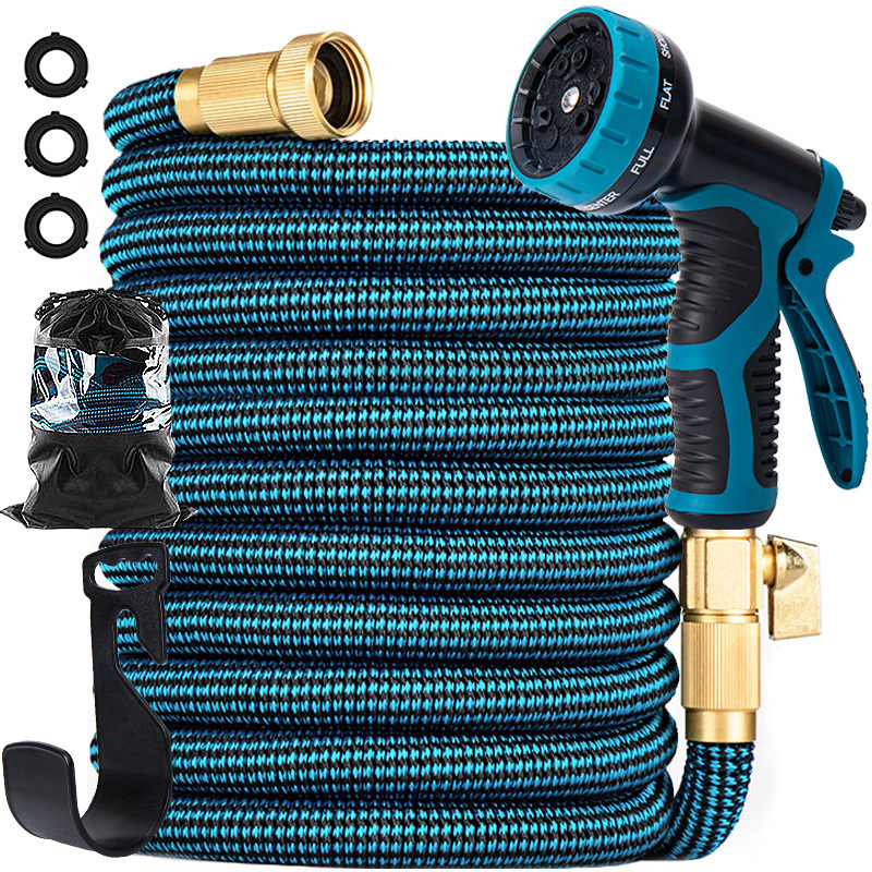 Amazon venta caliente de pistola de agua de lavado de automóviles de alta presión multifuncional jardín riego tubo de agua telescópico fabricante conjunto al por mayor image 6