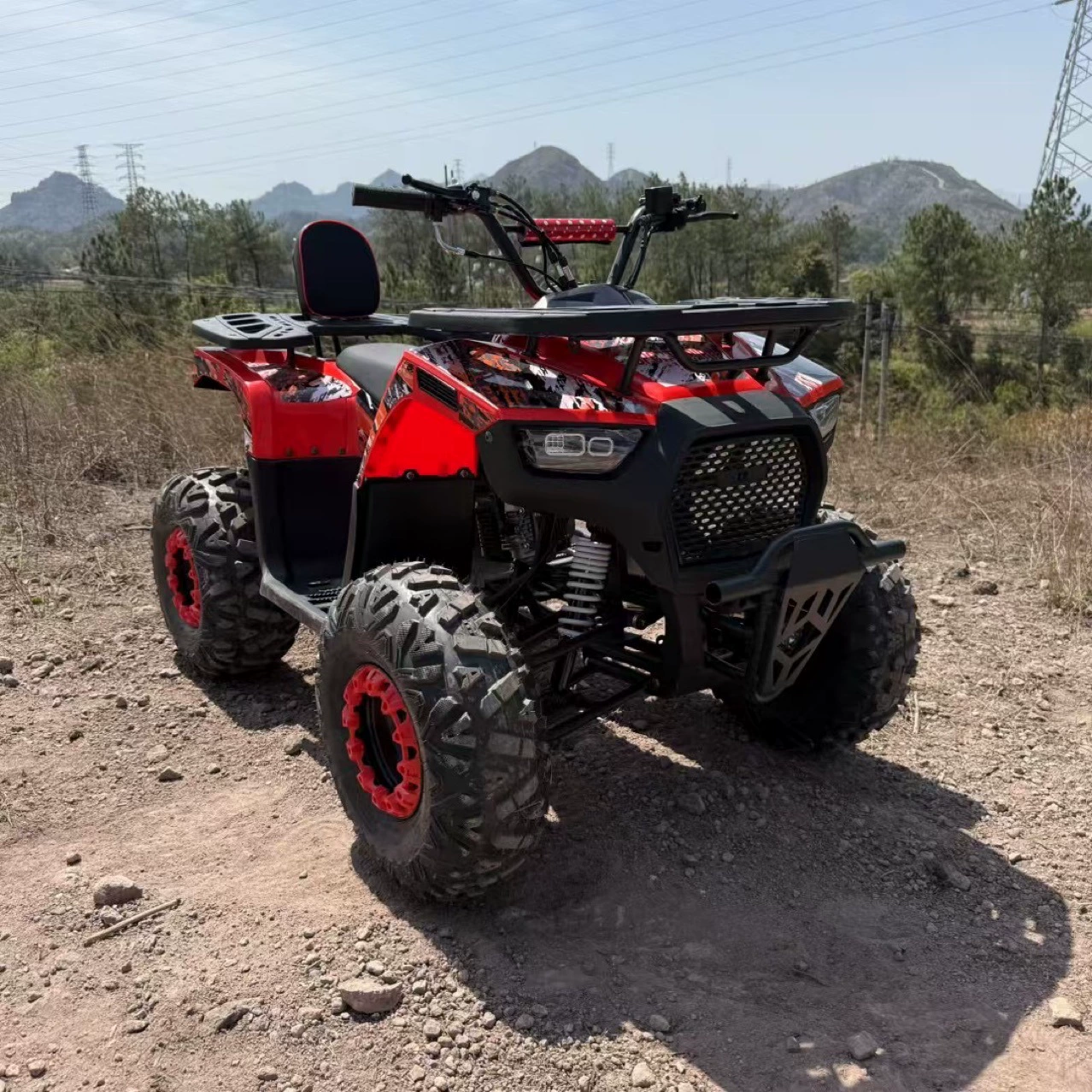 ATV пляжный автомобиль 125cc бензиновая модель пляжный мотоцикл четыре колеса внедорожный мотоцикл вседорожный мотоцикл горно-внедорожное транспортное средство